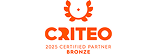 logo CRITEO 2025 CERTIFIED PARTNER BRONZE