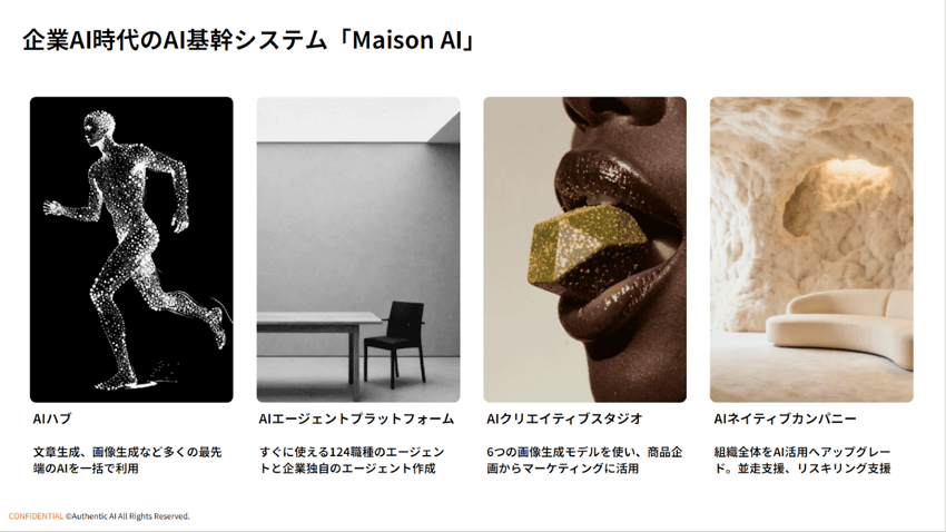 企業時代のAI基幹システム「Maison AI」